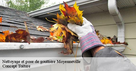 Nettoyage et pose de gouttière  moyenneville-80870 Geoffroy couverture