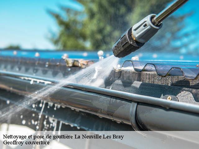 Nettoyage et pose de gouttière  la-neuville-les-bray-80340 Geoffroy couverture