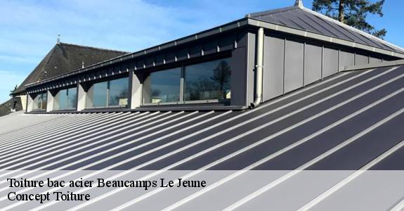 Toiture bac acier  beaucamps-le-jeune-80430 Geoffroy couverture