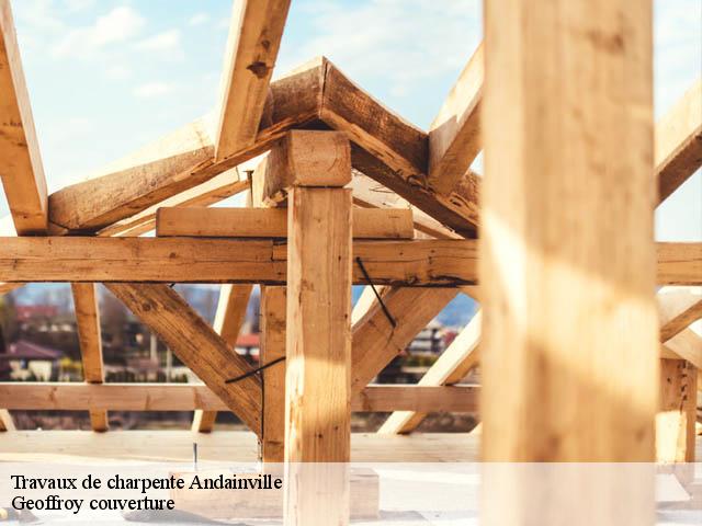 Travaux de charpente  andainville-80140 Geoffroy couverture